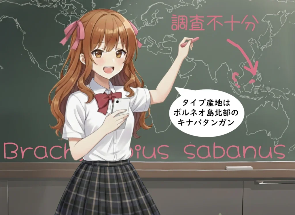 Brachygobius sabanus 分布